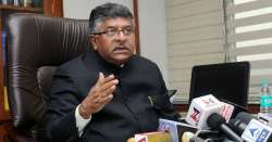 Union Law Minister Ravi Shankar Prasad