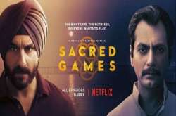 A poster of Netflix series 'Sacred Games'