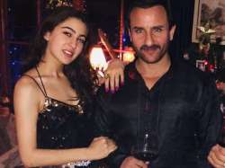 Saif Ali Khan and Sara Ali Khan