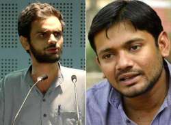 Umar Khalid and Kanhaiya Kumar