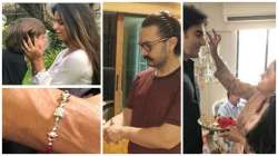  Shah Rukh Khan, Aamir Khan celebrate Raksha Bandhan