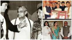 Late former PM Atal Bihari Vajpayee with Bollywood celebrities