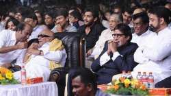 Amitabh Bachchan mourns Karunanidhi's death saying he handed Big B his first National Award