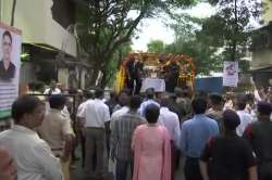 Major Kaustubh Prakash Kumar Rane last rites