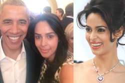 Actress Mallika Sherawat with Barack Obama