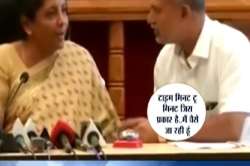 Nirmala Sitharaman angry