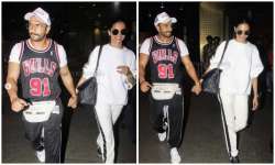 deepika padukone ranveer singh mumbai airport 