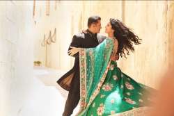 Salman Khan, Katrina Kaif in a still of Bharat