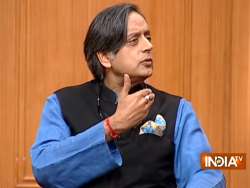 Shashi Tharoor in Aap Ki Adalat