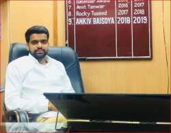 DUSU president Ankiv Baisoya