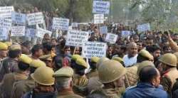 BJP workers protesting against Rahul Gandhi