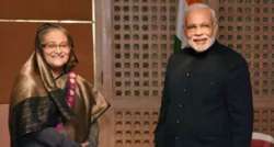  Narendra Modi with Sheikh Hasina