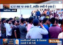 Upper Caste groups protest in Gwalior- File Pic