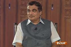 Nitin Gadkari in Aap Ki Adalat