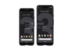 Google Pixel 3 and Pixel 3 XL images rendered