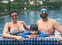 Mandira Bedi to participate in running marathon with son Vir