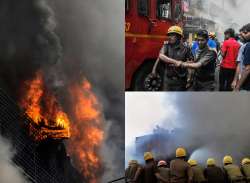 Fire at Kolkata's Bagree market