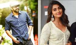 pooja hegde with prabhas