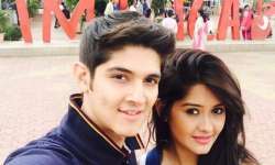 TV couple Kanchi Singh and Rohan Mehra bid adieu to Ganpati Bappa, watch video