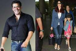 Salman Khan, Aishwarya Rai Bachchan and Aaradhya Bachchan