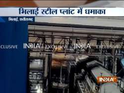 Gas pipeline blast at Bhilai Steel Plant 