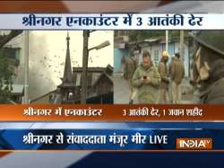 3 terrorists killed in encounter with security forces in Srinagar