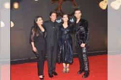 Kajol, Shah Rukh Khan, Rani Mukerji, Karan Johar 