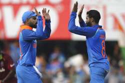 Watch: Ravindra Jadeja defeats Virat Kohli in 'race' during 4th ODI against Windies