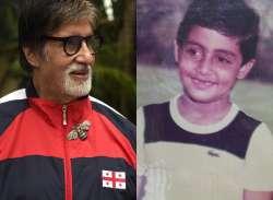 Amitabh Bachchan shares picture of young Abhishek Bachchan