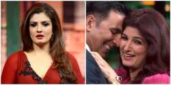 Raveena Tandon, Akshay Kumar and Twinkle Khanna