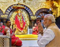 PM Modi in Shirdi