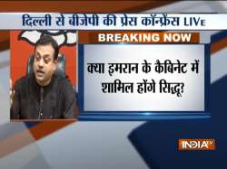 Sambit Patra addresses press conference in Delhi