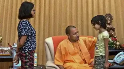 UP CM Yogi Adityanath met Vivek Tiwari's family on October 1 ( PTI Photo )