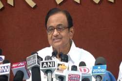 Senior Congress leader P Chidambaram.