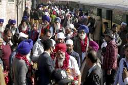 Over 3,800 Indian Sikh pilgrims, 148 from the UK, seven from the United Arab Emirates and thousands of Sikh and Hindu devotees from various parts of Pakistan, especially Federally Administered Tribal Areas (Fata) and interior Sindh, arrived at the gurdwara considered the third most sacred place of Sikh religion, to perform their rituals which include 'Akhand Path', 'Ashnan', 'Matha Tek' and 'Kirtan', reported Dawn news.