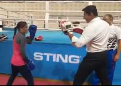 Mary Kom, Sports Minister Rajyavardhan Rathore