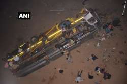 Bus falls from Mahanadi bridge in Cuttack