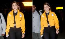 anushka sharma winter fashion mumbai airport