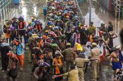 The 62-day-long Mandala Pooja-Magaravilaku annual pilgrimage began on Saturday morning amid heavy police deployment. 