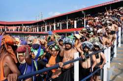 The temple had opened on Friday evening for the 64-day annual pilgrimage season as the stand-off continued over the entry of women above menstrual age women into the shrine. 