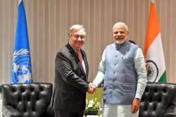 PM Modi with UN Secretary-General Antonio Guterres