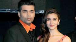 Karan Johar and Alia Bhatt