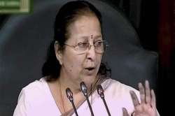 ?
Lok Sabha Speaker Sumitra Mahajan