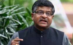 Union Law Minister Ravi Shankar Prasad