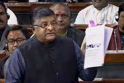 Law Minister Ravi Shankar Prasad