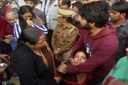 Rajani, wife of slain Police Inspector Subodh Kumar Singh, mourns during his funeral in Etah, Tuesday, Dec. 04, 2018. Singh was killed during violent clashes that erupted over the alleged illegal slaughter of cattle, in Bulandshahr yesterday.