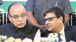 Arun Jaitley with Urjit Patel