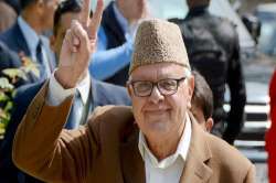 National Conference President Farooq Abdullah.