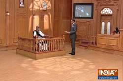 Morari Bapu in Aap Ki Adalat with Rajat Sharma