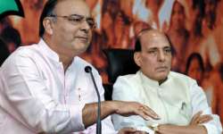 Union Ministers Arun Jaitley and Rajnath Singh